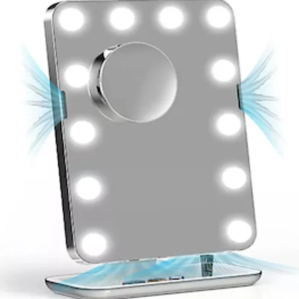 Sharper Image SpaStudio Hollywood Vanity Mirror with Fans